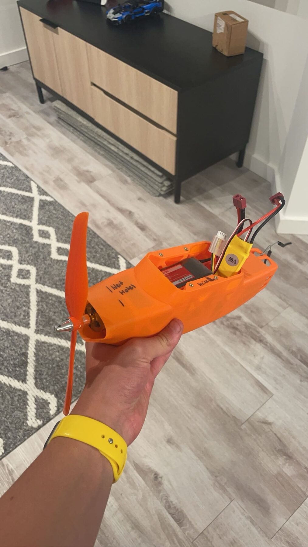 3D printed RC Cessna 172 fuselage