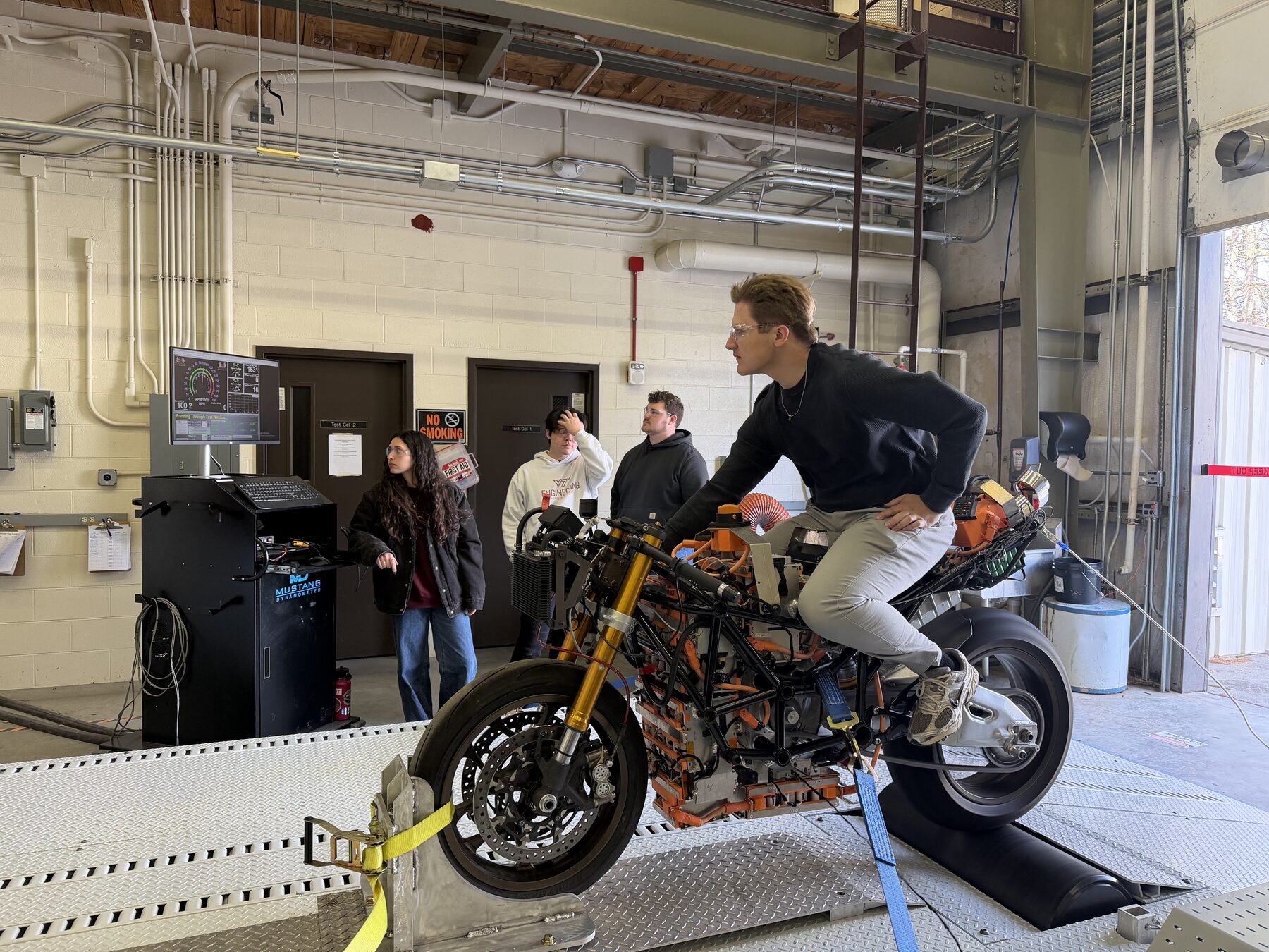 BOLT VI on the dynamometer