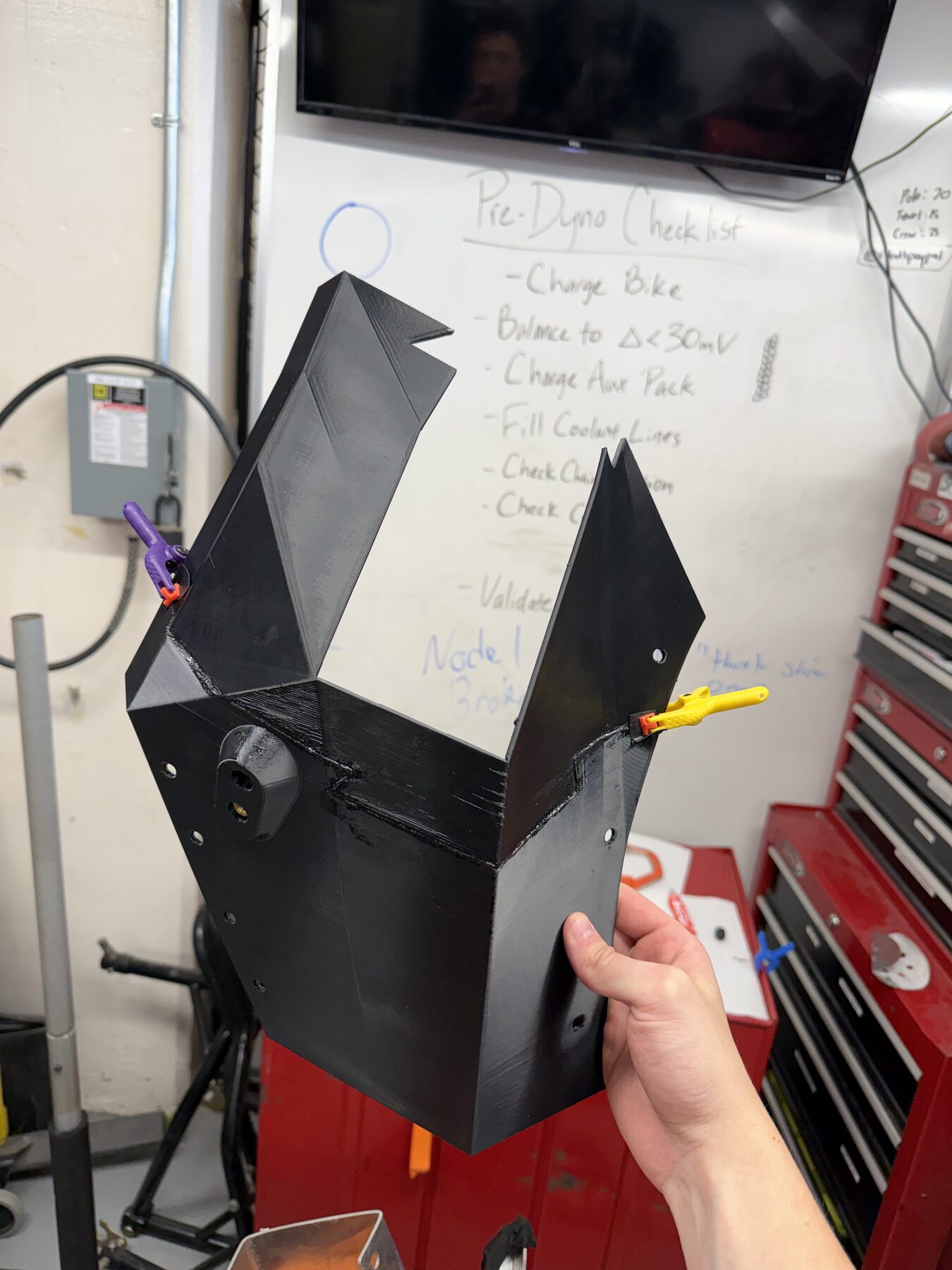 Head fairing — half assembled