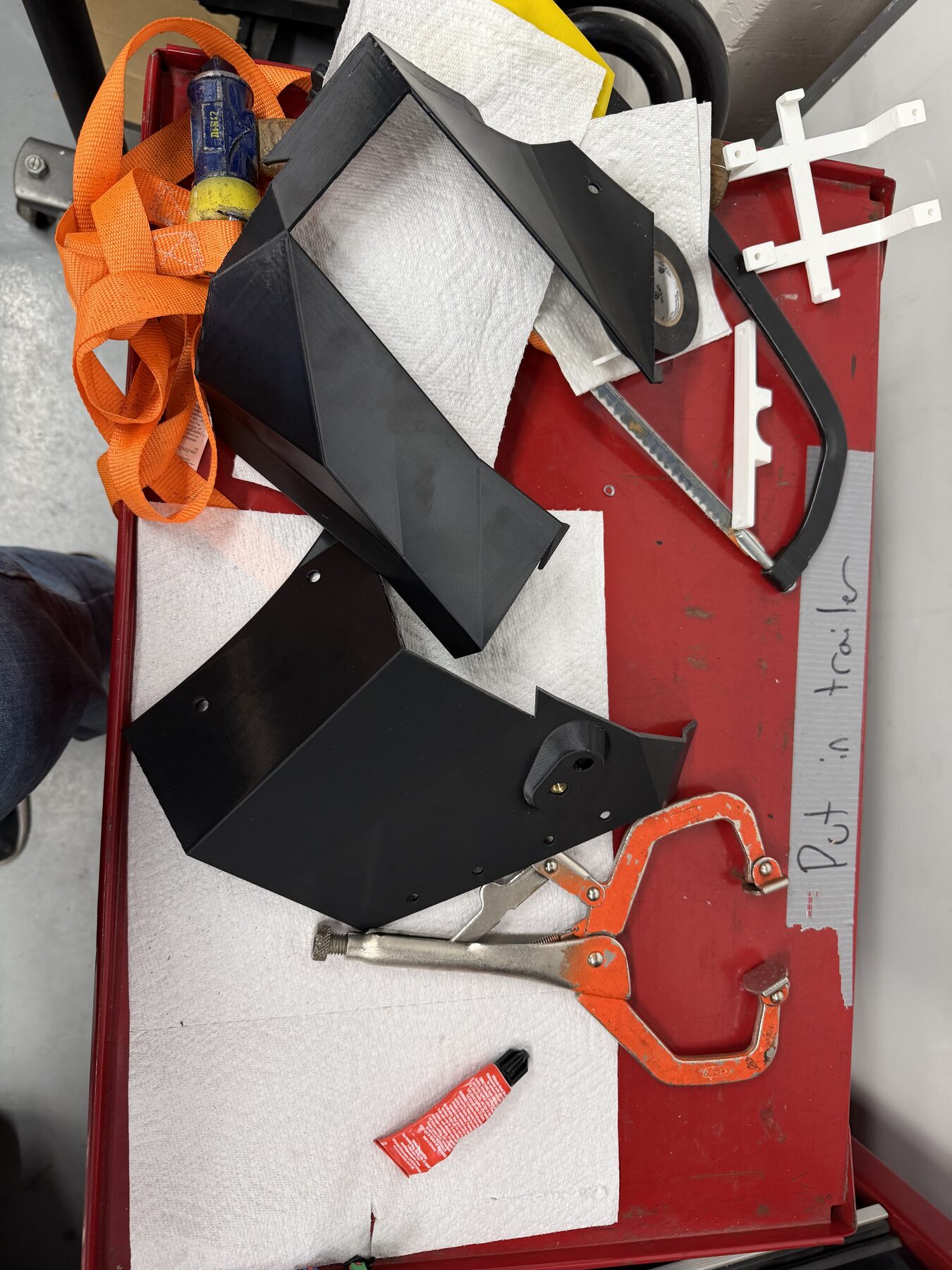 Head fairing glue-up
