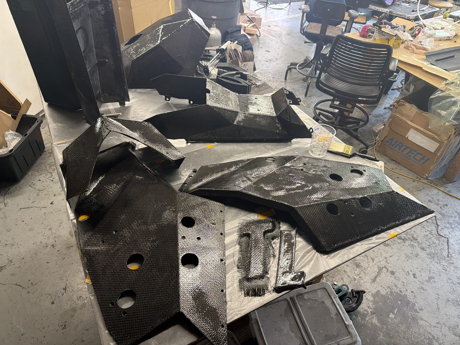 Polished finished fairings