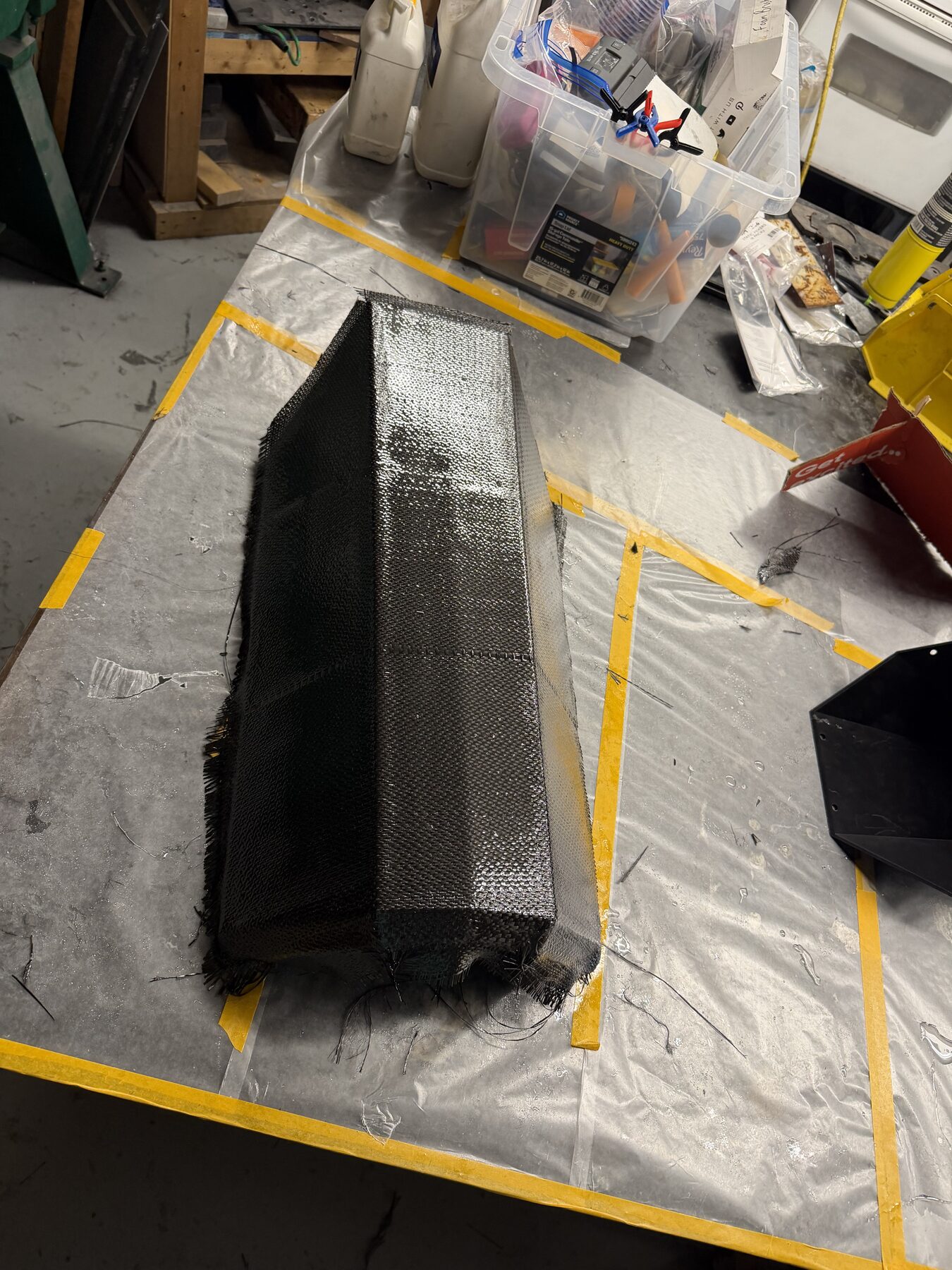 Finished under-tray panel