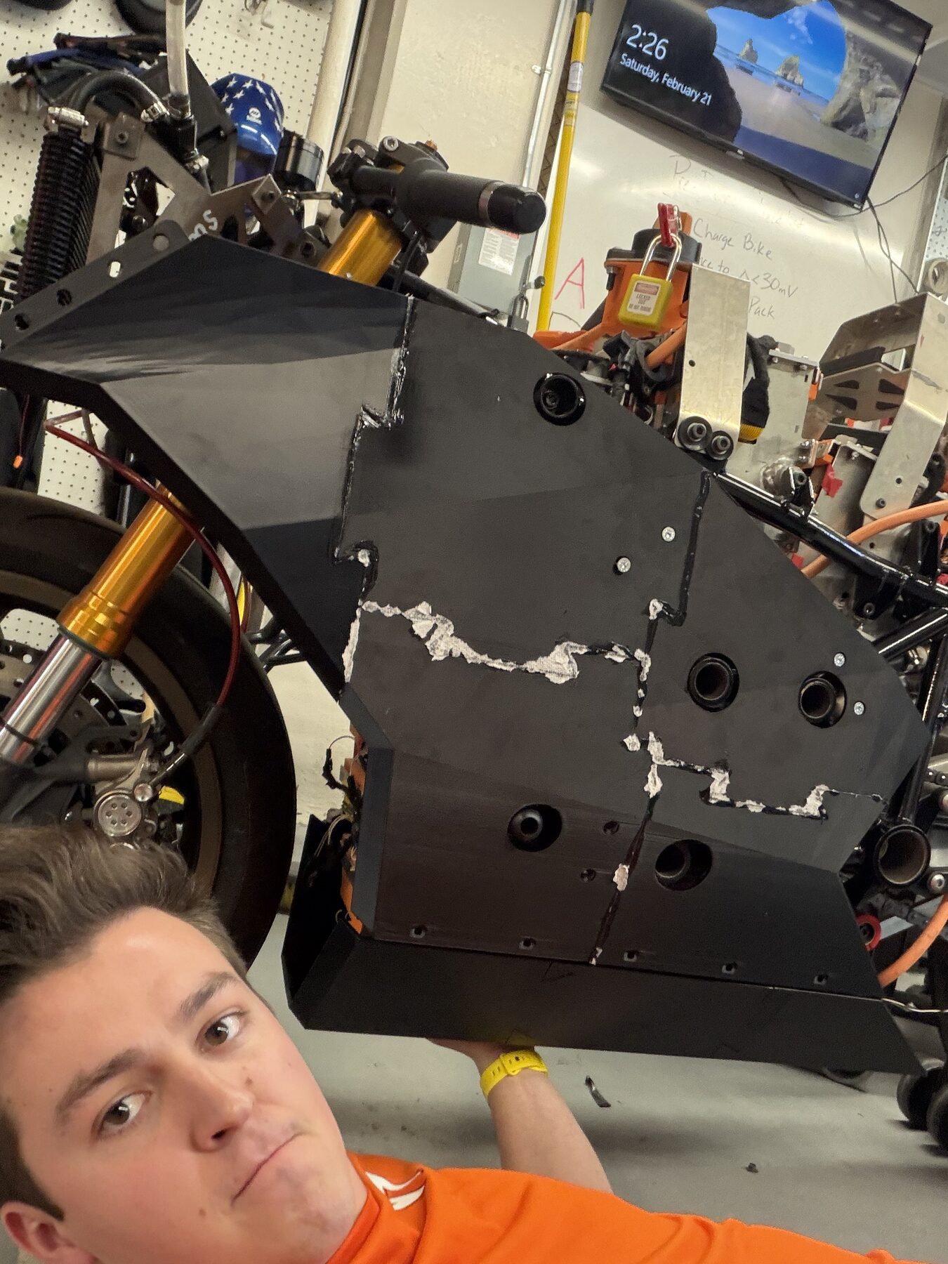 Side fairing test fit