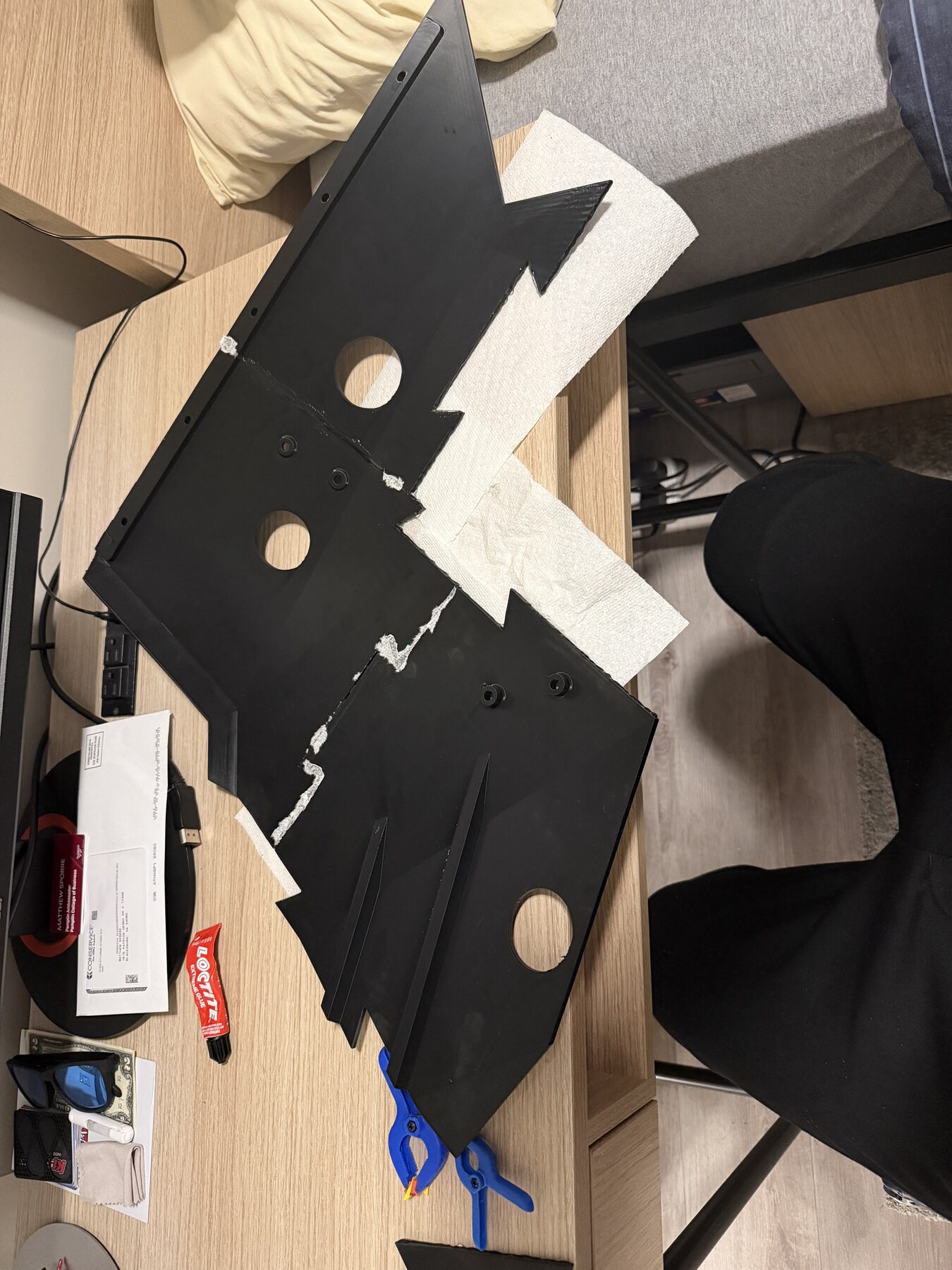 Side panel bonding
