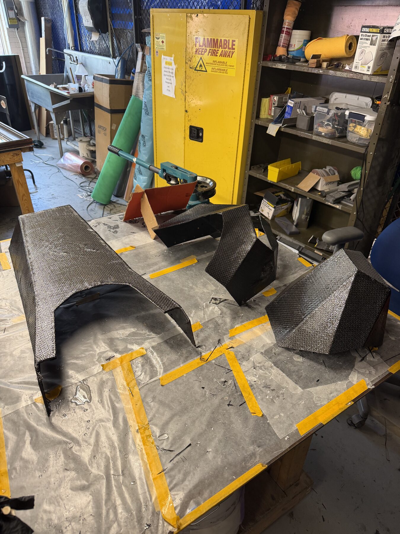Smaller fairing pieces