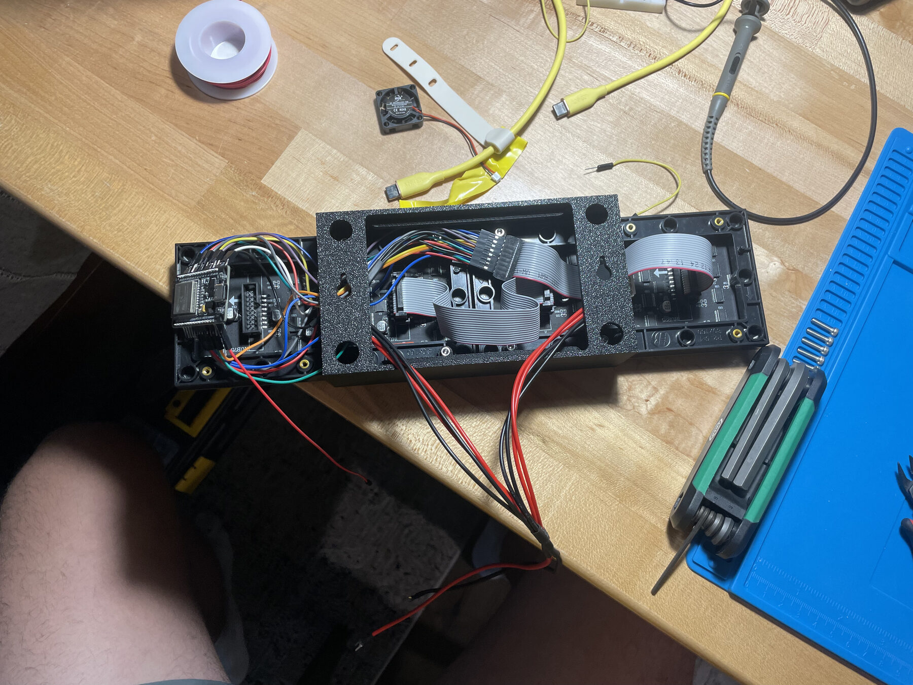 Wi-Fi stock ticker wiring